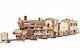 Ugears Jucărie de Construcție din Lemn Hogwarts Express