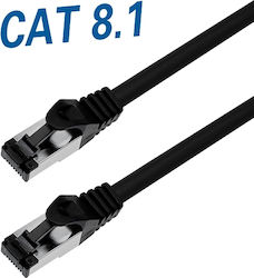 Transmedia TI29-0 5 S/FTP Cat.8.1 Ethernet Cable 0.5m Black Transmedia TI29-0 5 S/FTP Cat.8.1 Ethernet Cable 0.5m Black