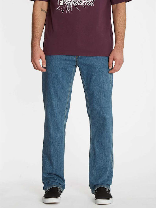 Volcom Solver Ανδρικό Παντελόνι Τζιν Μπλε