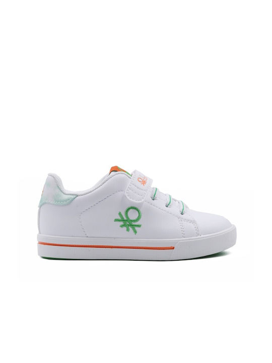 Benetton Παιδικά Sneakers Λευκά