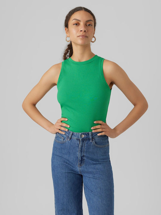 Vero Moda Αμάνικη Γυναικεία Μπλούζα Καλοκαιρινή Bright Green