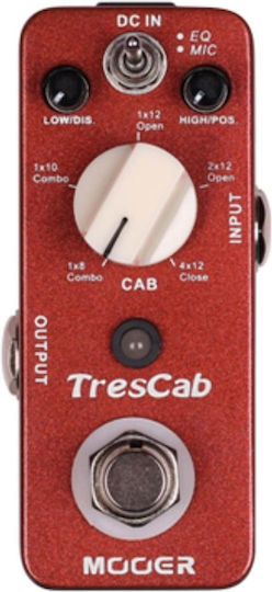 Mooer MTS1 TresCab Cabinet Pedală Simulator Chitară electrică