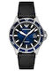 Emporio Armani Diver Men's Watch 42mm Battery with Black Leather Strap