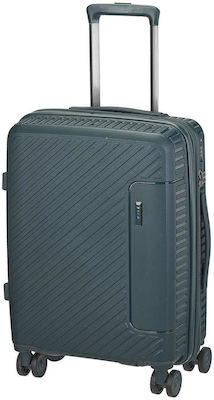 RCM 181 Medium Travel Suitcase Hard Petrol with 4 Wheels Height 67cm