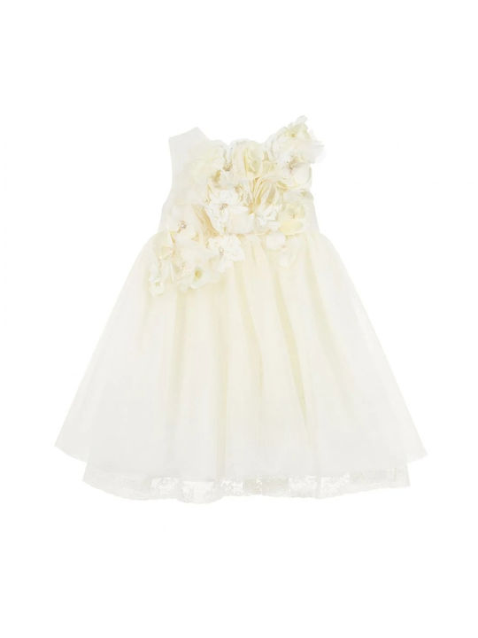 Lapin Kids Dress Sleeveless Ecru