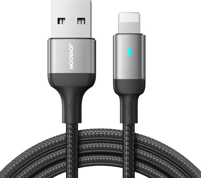Joyroom S-UL012A10 Braided USB-A to Lightning Cable Μαύρο 1.2m