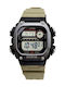 Casio Ceas pentru bărbați standard 50.4mm Mecanism Baterie cu Culoare Verde Cauciuc Brățară
