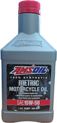 Amsoil Metric Synthetic Motorcycle Oil for Four-Stroke Engines 15W-50 946ml