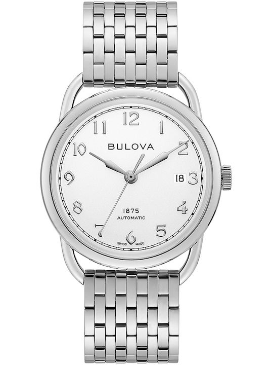 Bulova Commodore Limited Edition Men's Watch 38mm Automatic with Silver Metal Bracelet