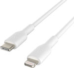 Belkin BoostCharge USB-C zu Lightning Kabel Weiß 2m (CAA003BT2MWH)