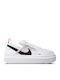 Court Vsion Alta Flatforms Sneakers White / Black / Sea Coral
