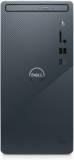 Dell Inspiron 3020 MT Гейминг Настолен Компютър (i7-13700/16GB DDR4/512GB SSD + 2TB HDD/GeForce RTX 3060/W11 Pro)