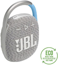 JBL Clip 4 Eco Bluetooth 5W έως 10 ώρες Λευκό