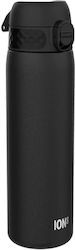 Ion8 Stainless Steel Water Bottle 600ml Black Ion8 Stainless Steel Water Bottle 600ml Black