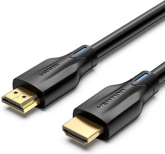 Vention HDMI 2.1 Ultra High Speed 48Gbps 4K 120Hz HDR VRR Cable HDMI Male - HDMI Male 1m Black