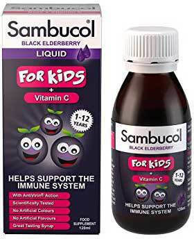 Olvos Science Sambucol Kids + Vitamin C Συμπλήρωμα για την Ενίσχυση του Ανοσοποιητικού 230ml