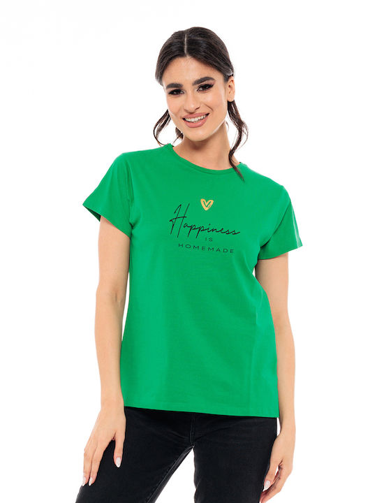 Splendid Γυναικείο T-shirt Πράσινο