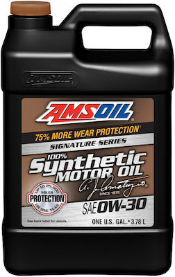 Amsoil Synthetic Car Lubricant 0W-30 3.784lt