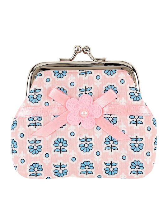Souza For Kids Παιδικό Πορτοφόλι Κερμάτων με Clasp Ροζ