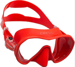 CressiSub Μάσκα Θαλάσσης Silikon Z1 in Rot Farbe