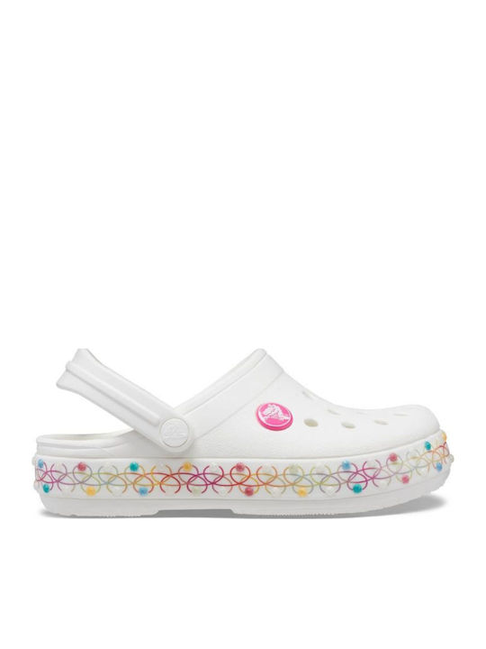 Stretch Clog Детски Анатомични Сабо за Плаж Бял