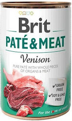 Brit Paté & Meat Umedă pentru Câini Câine cu Cerb fără Cereale în Conservă 1 x 400gr.