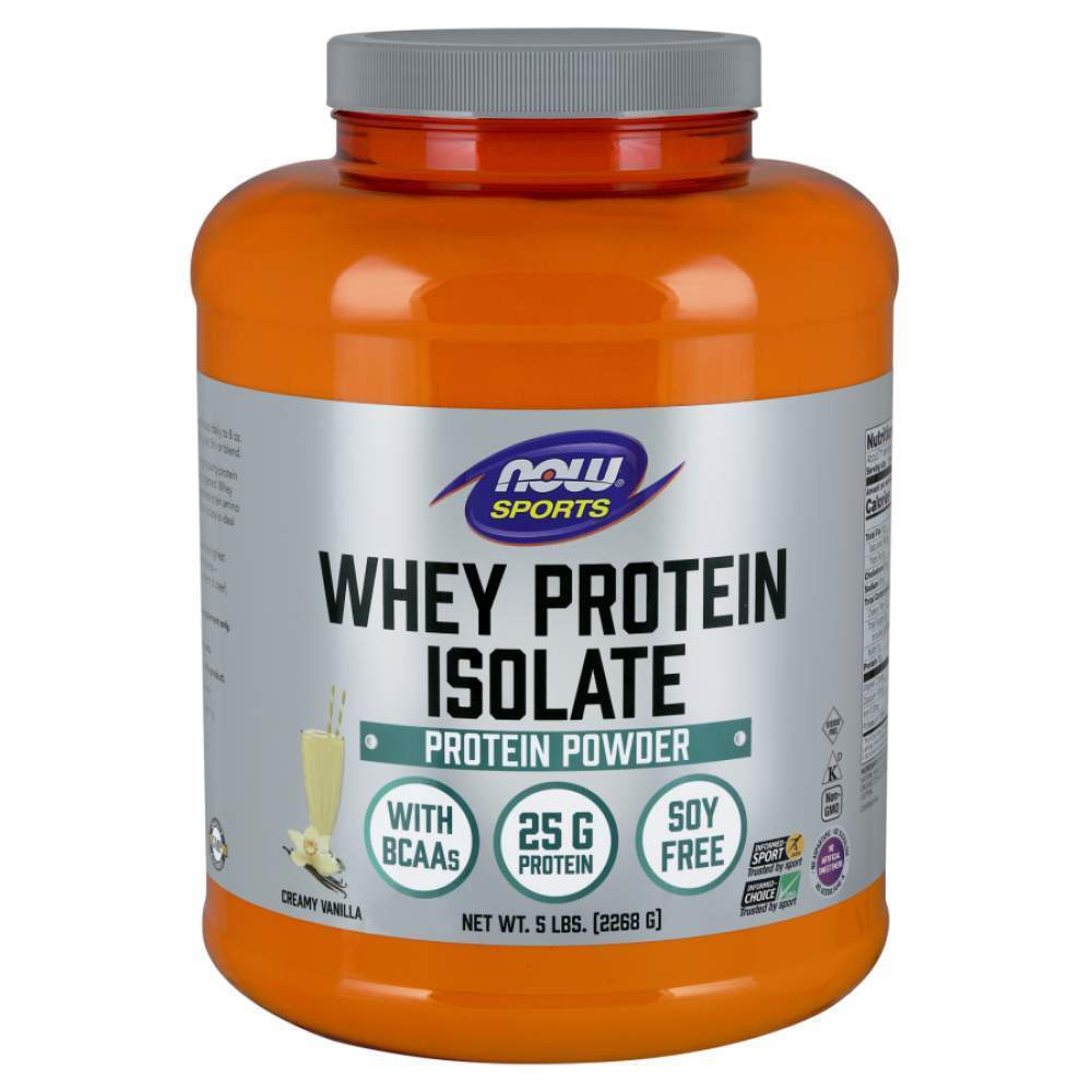 Now Foods Sports Whey Protein Isolate Πρωτεΐνη Ορού Γάλακτος με Γεύση