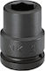 Expert Tools Καρυδάκι Αέρος Εξάγωνο με Καρέ Υποδοχής 3/4" Διάμετρος 19mm