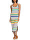 Roxy Summer Midi Dress Striped