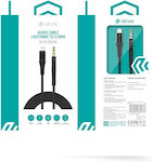 Devia 3.5mm to Lightning Cable Black 1m