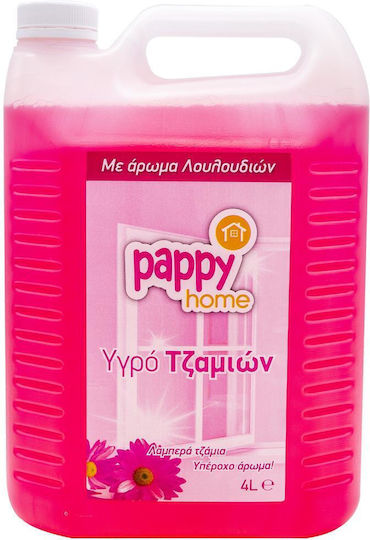 Pappy Home Allzweckreiniger Flüssig für Windows Flowers 4lt