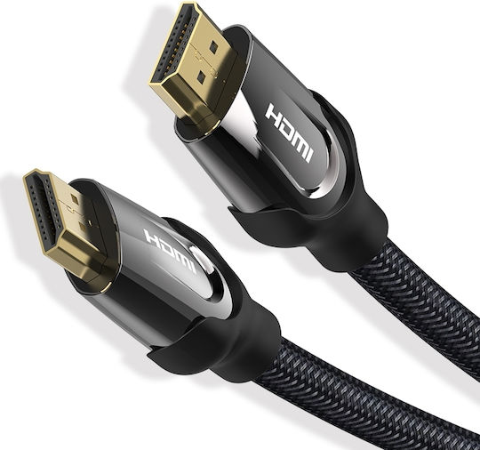 Vention Cabluri HDMI 2.0 Premium High Speed 4K 60Hz HDR Braided HDMI de Sex Masculin - HDMI de Sex Masculin 1m Negru