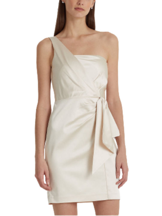 Ralph Lauren Mini Βραδινό Φόρεμα Λευκό