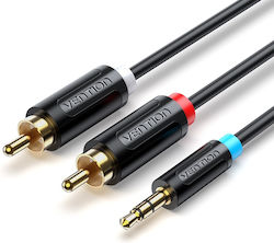 Vention 3,5 mm Stecker-2x RCA-Stecker 2m Klinkenkabel
