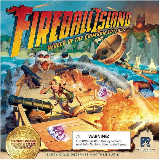 Επέκταση Παιχνιδιού Fireball Island Wreck of Crimson Cutlass Expansion (EN) Restoration Games