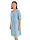 Harmony Summer Women's Nightdress Light Blue