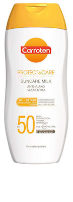 Carroten Protect & Care Αδιάβροχη Αντηλιακή Cream Face and Body SPF50 200ml