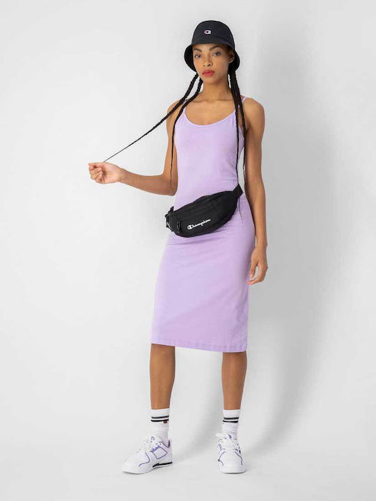 Καλοκαιρινό Midi Αθλητικό Φόρεμα με Τιράντα Lilac