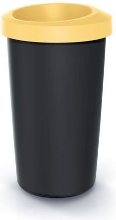 Prosperplast Keden Compacta R Mülleimer Kunststoff Gelb / Schwarz 25lt