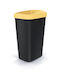 Prosperplast Keden Compacta Q Abfalleimer Abfall Kunststoff Yellow / Black 45Es 1Stück