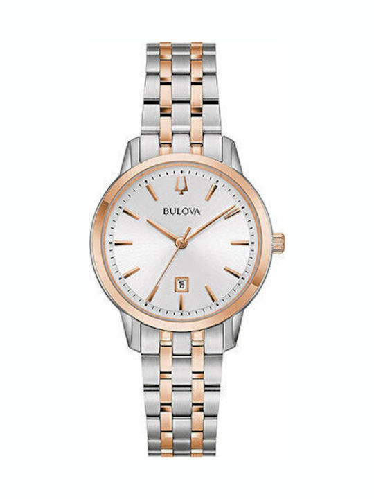 Bulova Classic Women's Watch with Silver Metal Bracelet