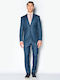 Sogo Men's Suit Regular Fit Blue Raf