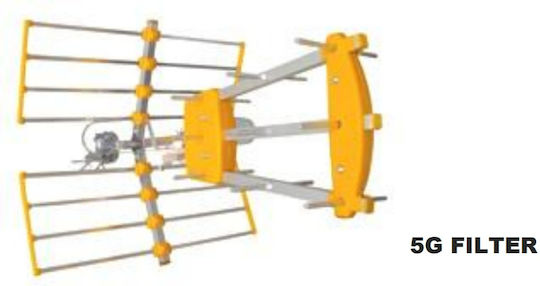 Findersat T300 Outdoor TV Antenna (Does not Require Power Supply) Yellow