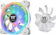 Thermaltake SWAFAN 14 RGB Case Fan 140mm με Σύνδεση 9-Pin 3τμχ Premium Edition White