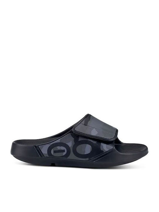 Sport Flex Limited 1553 Ανδρικά Slides Ανατομικά Μαύρα