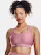 Under Armour Women's Sports Bra with Light Padding Pink