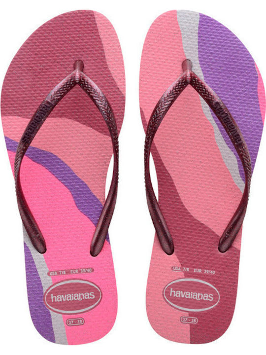Kids' Flip Flops Flip Flops Fuchsia Slim Palette Glow
