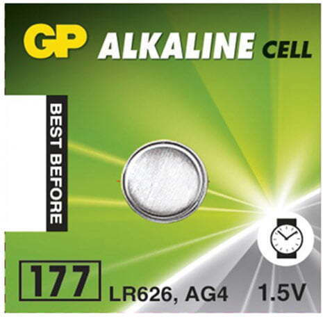 GP Batteries GP 177 Αλκαλική Μπαταρία Ρολογιών LR66 1.5V 1τμχ