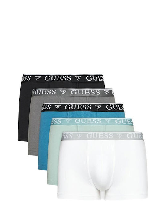 Guess U94G16K6YW1 Herren Boxershorts Mehrfarbig 5Packung