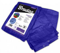 Bradas Standard Wasserdicht Plane 50gr/m² 2x2m. Licht Typ Blau